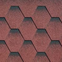 Мягкая черепица Katepal Katrilli (Катрилли), осенне-красный