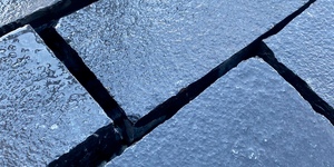 Брусчатка из известняка RKS Slate Belgian Black 200x100x40 мм 1