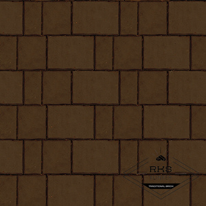 Плитка тротуарная SteinRus, Новый Город, Коричневый, 40 мм