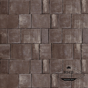 Плитка тротуарная SteinRus, Старый Город, Color Mix Браун, 60 мм