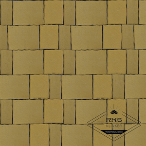 Плитка тротуарная SteinRus, Старый Город, Жёлтый, 60 мм