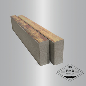 Поребрик тротуарный бордюр BRAER, БР100.20.8, Color Mix 3, Мальва