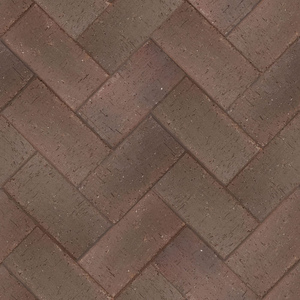 Клинкер тротуарный ЛСР "Глазго", темно-красный флэш