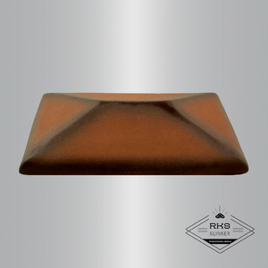 Клинкерный колпак на столб ZG Clinker, СР 300х425 мм, каштановый