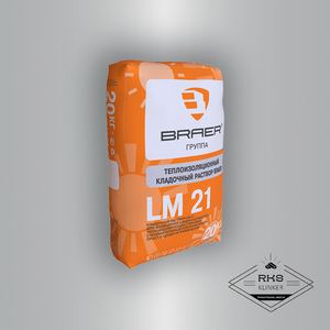 Теплоизоляционный кладочный раствор BRAER LM 21
