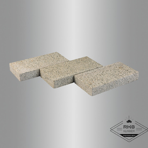 Гранитная брусчатка Мансуровская, Пиленая, 100x200x30 мм