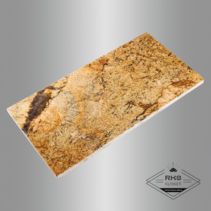 Гранитная плитка Alaska Gold, Thermo/Polished
