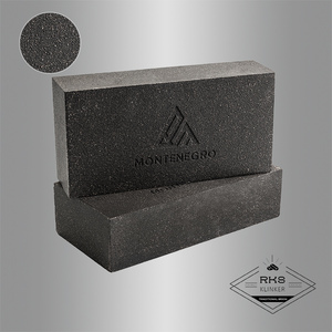 Кирпич огнеупорный Montenegro SHA 5 Black Argentum 230x114x65 мм