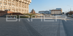 Тротуарная плитка БРАЕР Старый Город Ландхаус туман и серый - Здание правительства. Тула (1)