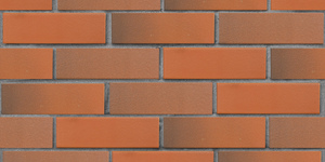 Кирпич печной полнотелый ЛСР красный флеш М-400, F-100 на сером шве