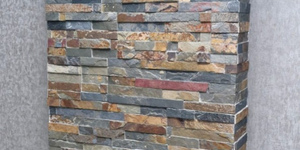 Натуральный камень для стен интерьера купить 3D панели RKS SLATE Cланец Multicolor Classic реальные фото объекта (8)