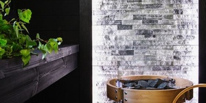 Камень за печь 3D панели RKS SLATE Мрамор Cloudy Grey купить онлайн