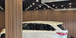 Реечная панель Different Lines, Australian Palisander, Co-Extrusion  (фотоотзыв, гараж, интерьер) (1)