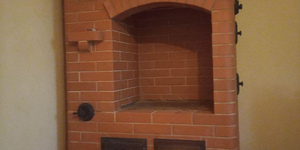 Кирпич печной, лицевой, полнотелый ЛСР, красный, М-400, F-100 5