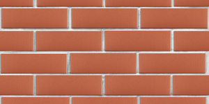 Кирпич печной, лицевой, полнотелый ЛСР, красный, М-400, F-100 на белом шве