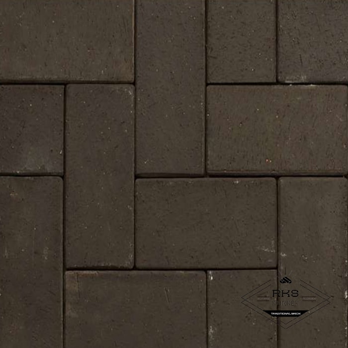 Тротуарный кирпич ABC-Klinkergruppe, Schieferschwarz, 200х100х40 мм в Липецке