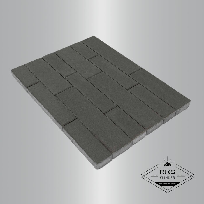 Тротуарная плитка BRAER, Домино, Серый в Липецке