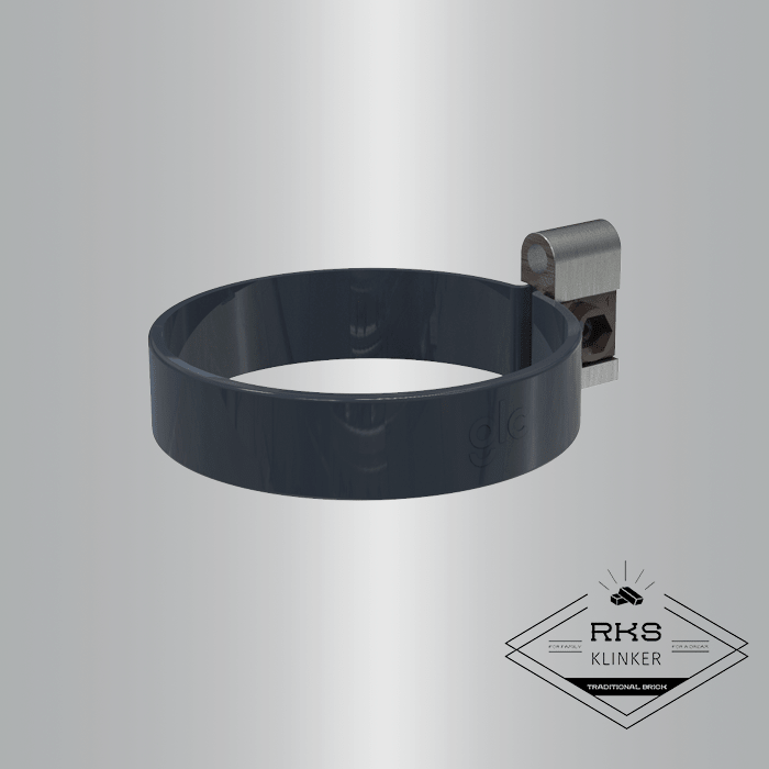 Хомут трубы GLC PVC, RAL 7024 в Липецке