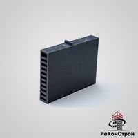 Вентиляционная коробочка BAUT тёмно-серая, 80x60x12 мм в Липецке