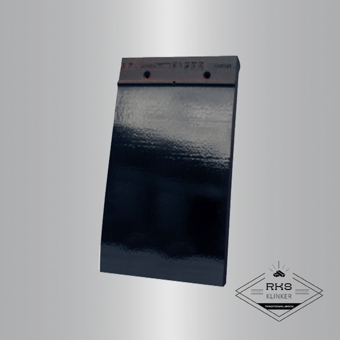 Керамическая черепица Koramic, Plain Tile Smooth, Black Glazed в Липецке