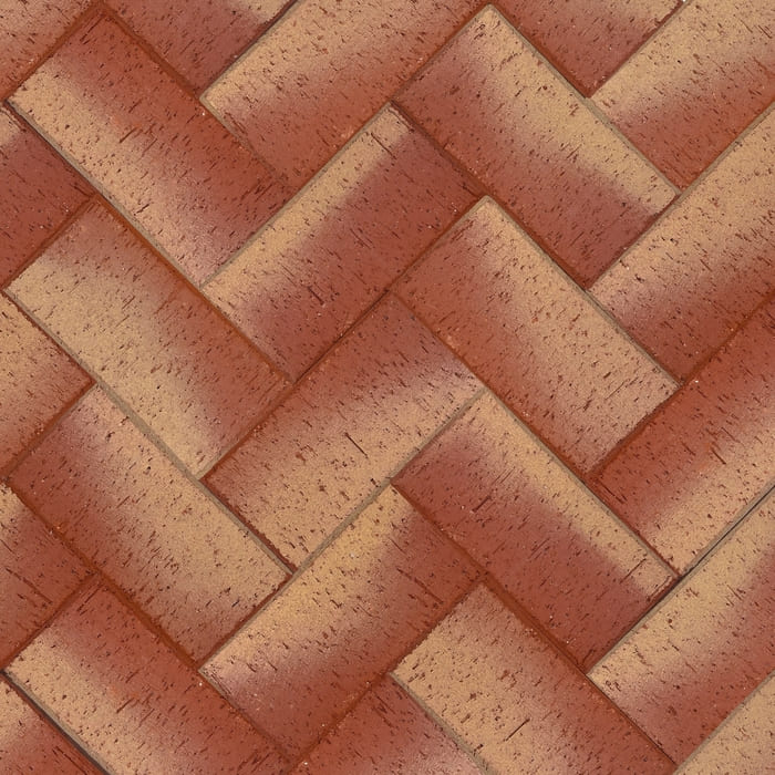 Клинкер тротуарный ЛСР красный "Канны" Золото Классик в Липецке