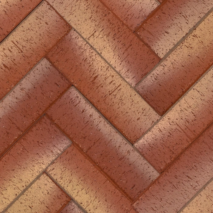 Клинкер тротуарный ЛСР красный "Канны" Золото Лонг в Липецке