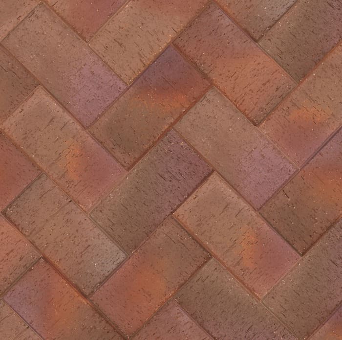 Клинкерная брусчатка ангобированная "Милан" ЛСР Бордо Классик Клинкерная брусчатка компания RKS KLINKER строительные отделочные материалы продажа купить цена липецк Клинкер тротуарный ангобированный ЛСР "Милан" Бордо Классик в Липецке