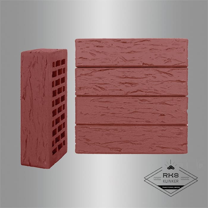 Кирпич облицовочный ЛСР, Винный, Рустик, 1НФ в Липецке