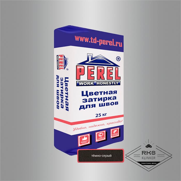 Зимняя затирочная смесь Perel RL 15/тёмно-серая в Липецке