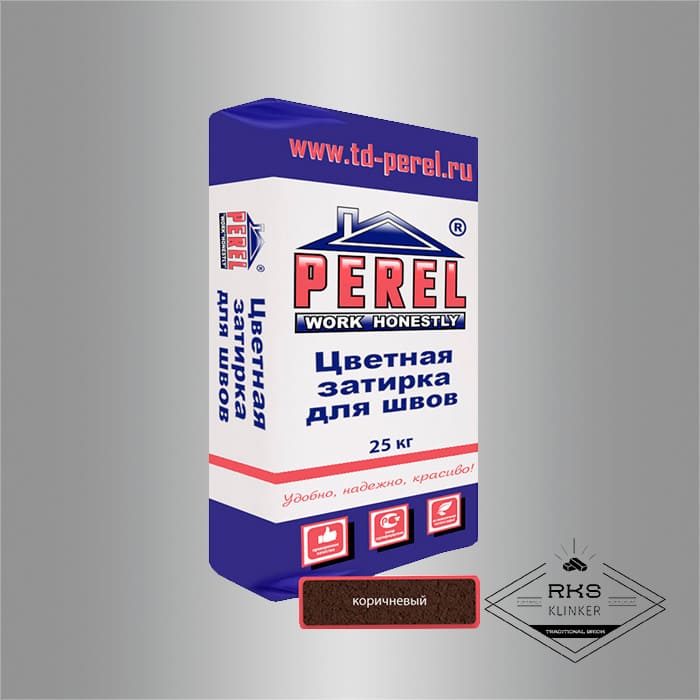 Зимняя затирочная смесь Perel RL 50/коричневая в Липецке