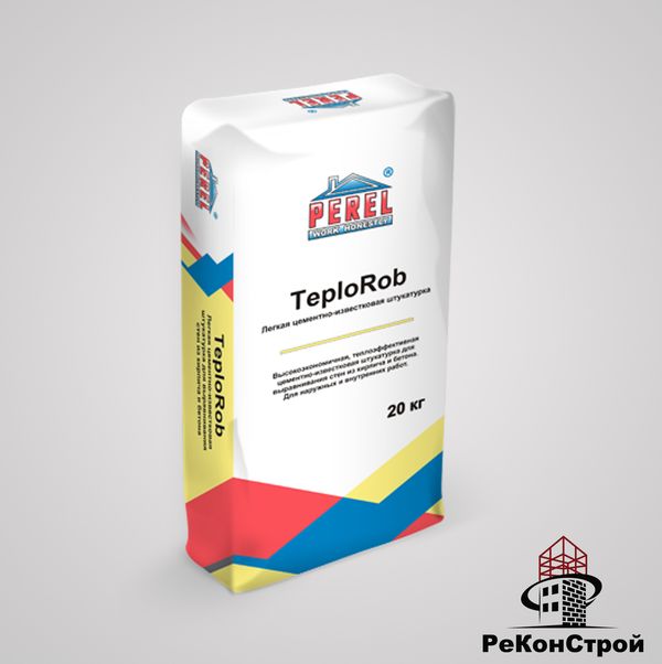 TeploRob Лёгкая цементно-известковая штукатурка в Липецке
