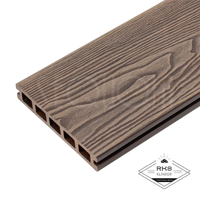 Террасная доска из ДПК SEQUOIA®, DUAL 3D WOOD, Brown, 146x24x6000 мм в Липецке