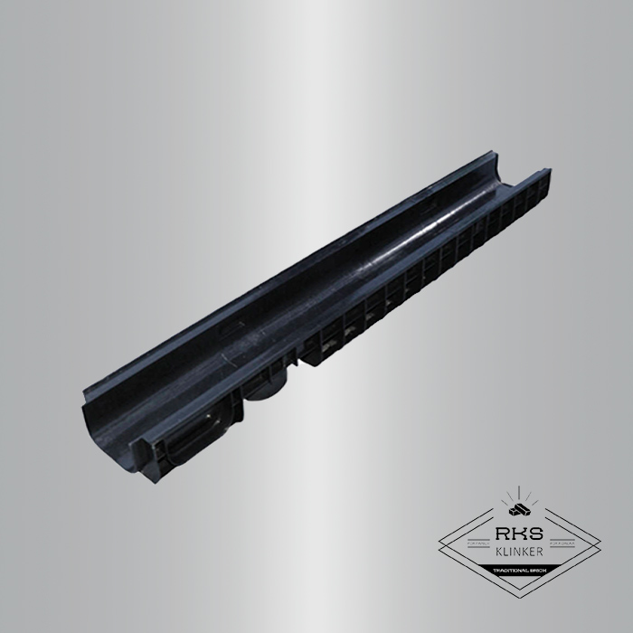 Лоток водоотводный PolyMax Basic пластиковый DN100, H80 в Липецке