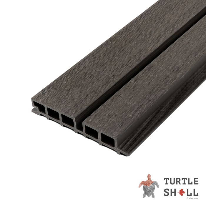 Реечная панель Double Lines, Faroese Smokewood, Co-Extrusion в Липецке