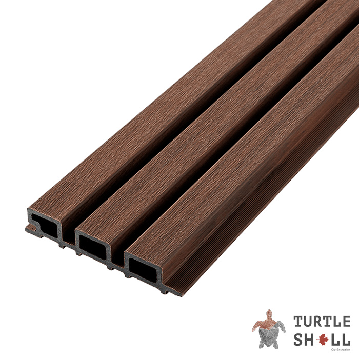 Реечная панель ДПК Middle Lines, Australian Palisander, Коэкструзия (FS 15) в Липецке
