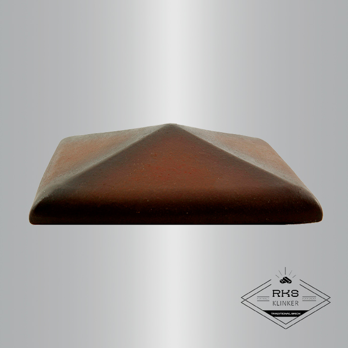 Клинкерный колпак на столб ZG Clinker, С42 425х425 мм, ольха в Липецке