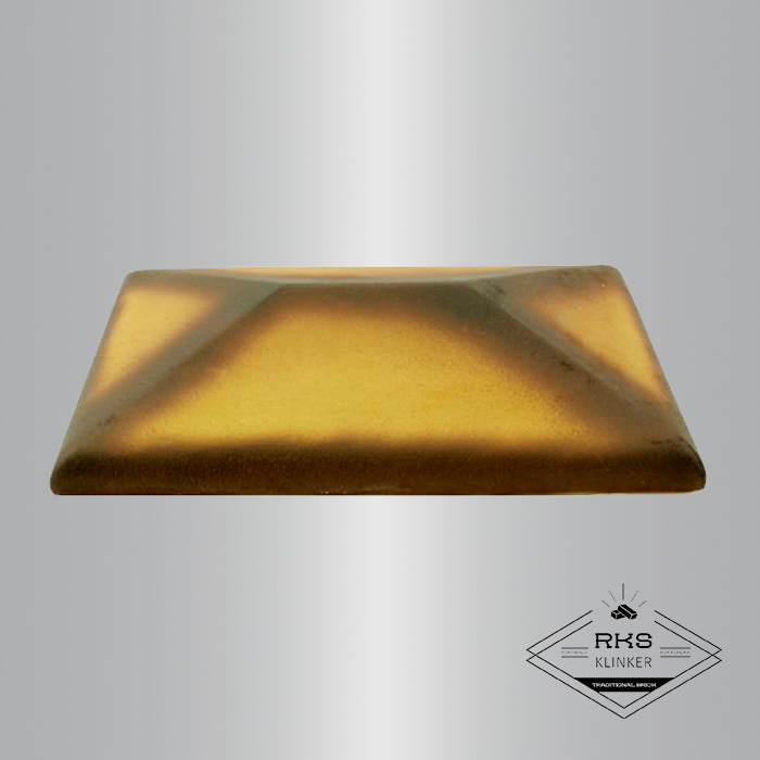 Клинкерный колпак на столб ZG Clinker, СР 300х425 мм, жёлтый тушевой в Липецке