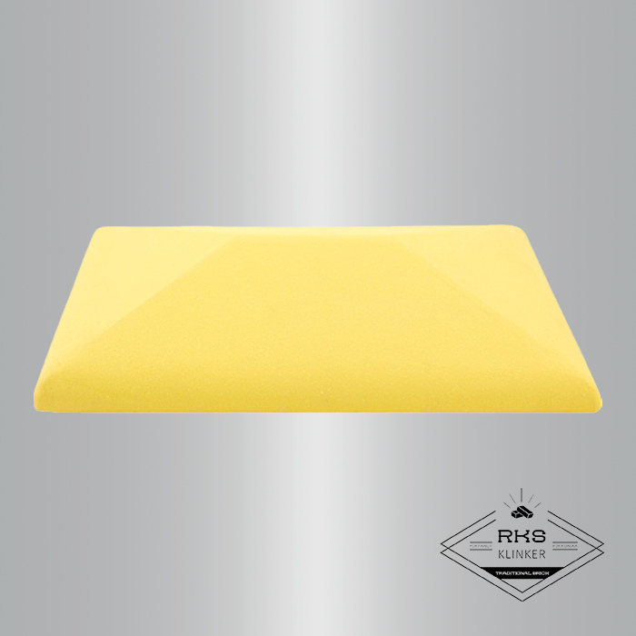 Клинкерный колпак на столб ZG Clinker, СР 300х425 мм, жёлтый в Липецке