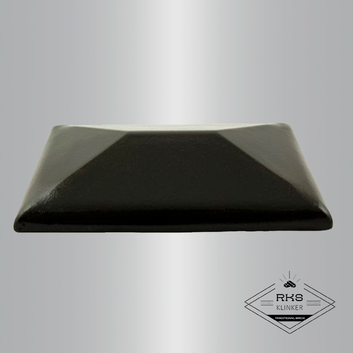 Клинкерный колпак на столб ZG Clinker, СР 300х425 мм, тёмно-коричневый в Липецке
