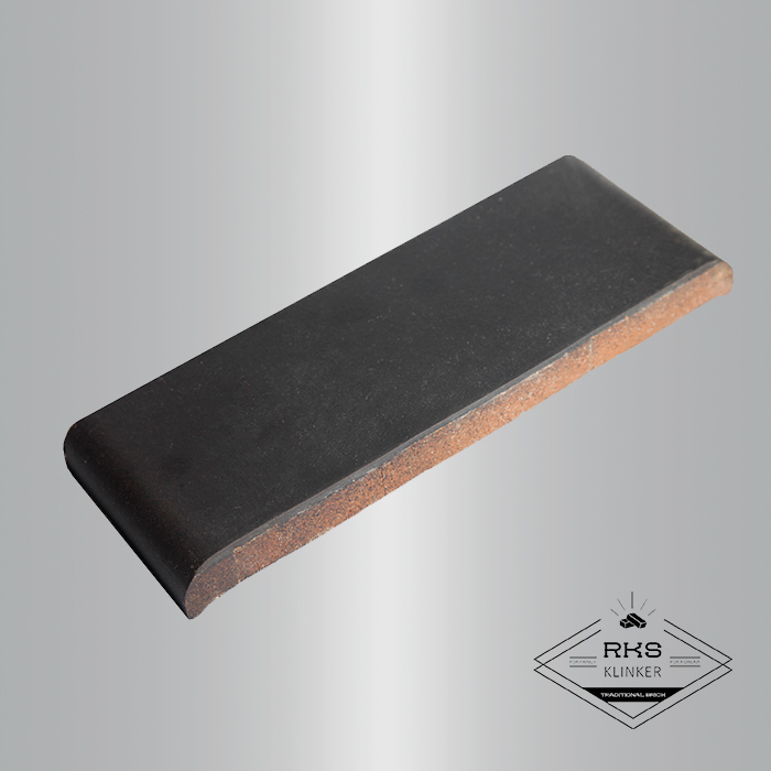 Парапетная плитка ZG Clinker, КР20 190x110x25 мм, Графит в Липецке