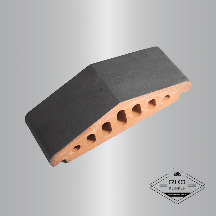Профильный кирпич для заборов ZG Clinker, К25 310x110x90 мм, Графит в Липецке