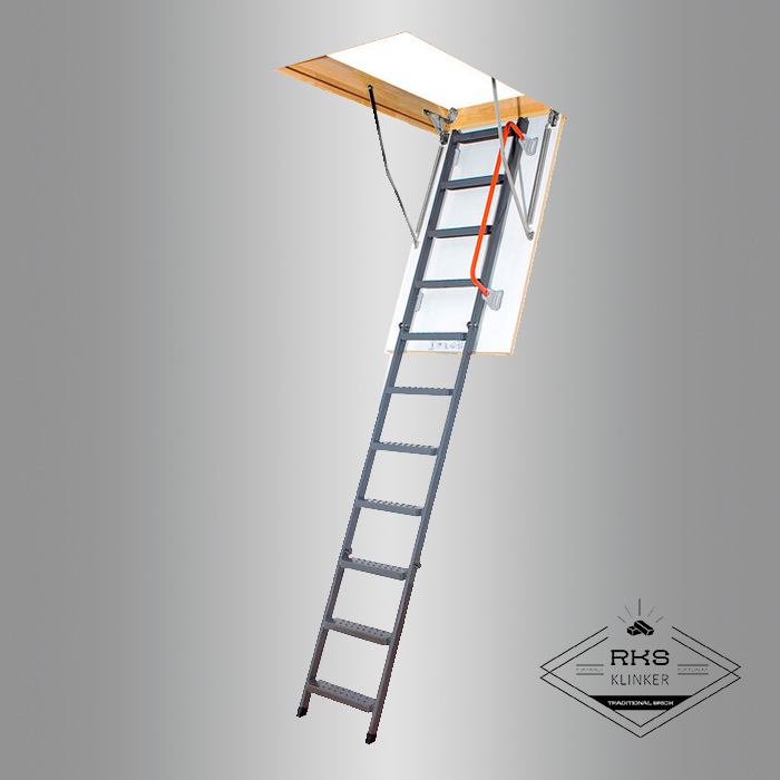 Чердачная металлическая лестница FAKRO LMК 70х130х280 в Липецке