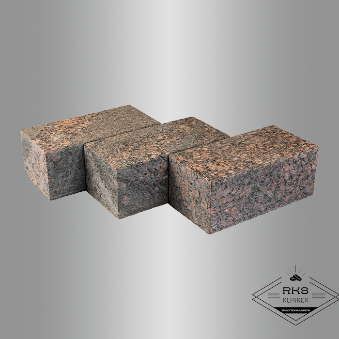 Гранитная брусчатка Дымовская, Француженка, 100x200 мм в Липецке