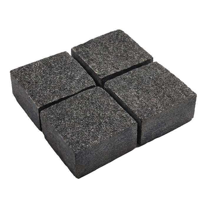 Гранитная брусчатка RKS SLATE Gabbro (Габбро) Карандаш, 100x100 мм в Липецке