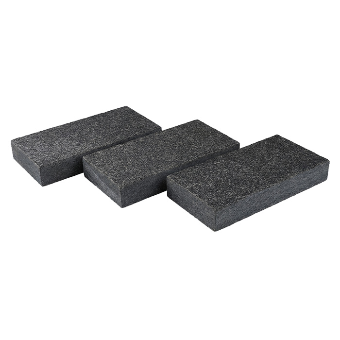 Гранитная брусчатка RKS SLATE Gabbro (Габбро) Пиленая, 200x100 мм в Липецке