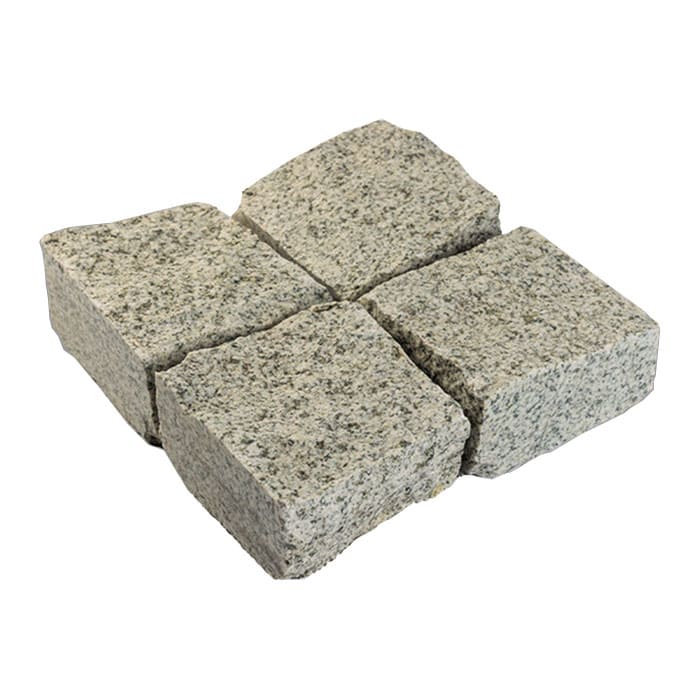 Гранитная брусчатка Мансуровская, Колотая, 100x100 мм в Липецке