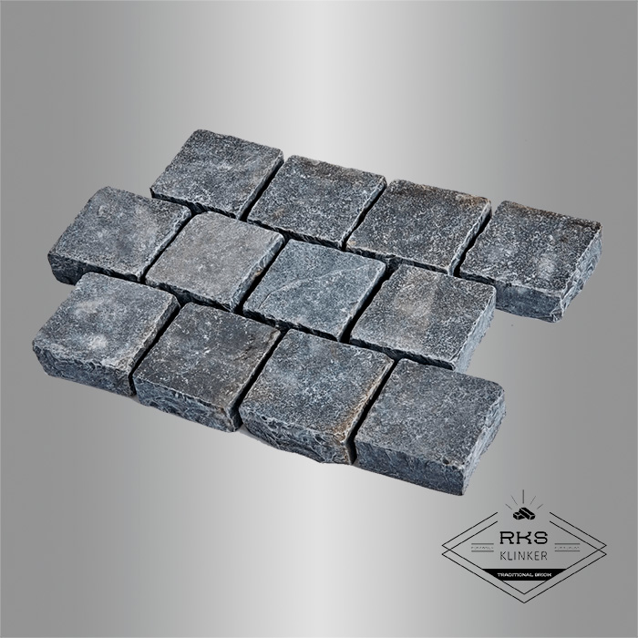 Брусчатка галтованная RKS Slate Belgian Black 200x100x40 мм в Липецке