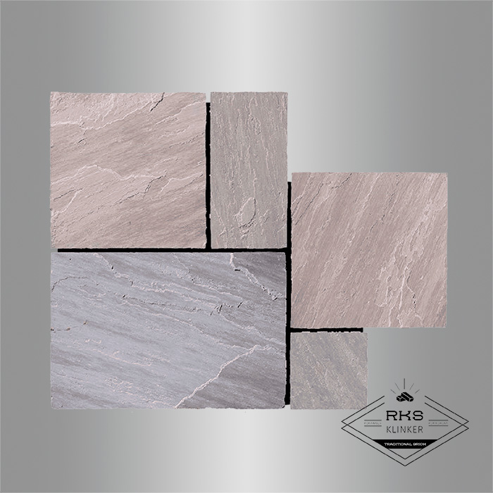 Мозаика из камня песчаник RKS SLATE Belgian Grey в Липецке