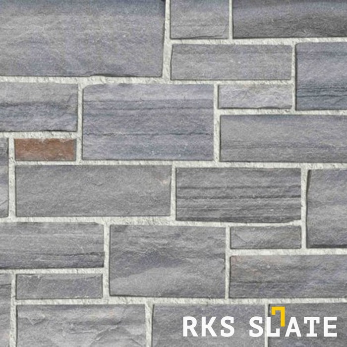 Фасадный облицовочный камень Grey Quartz Strips в Липецке