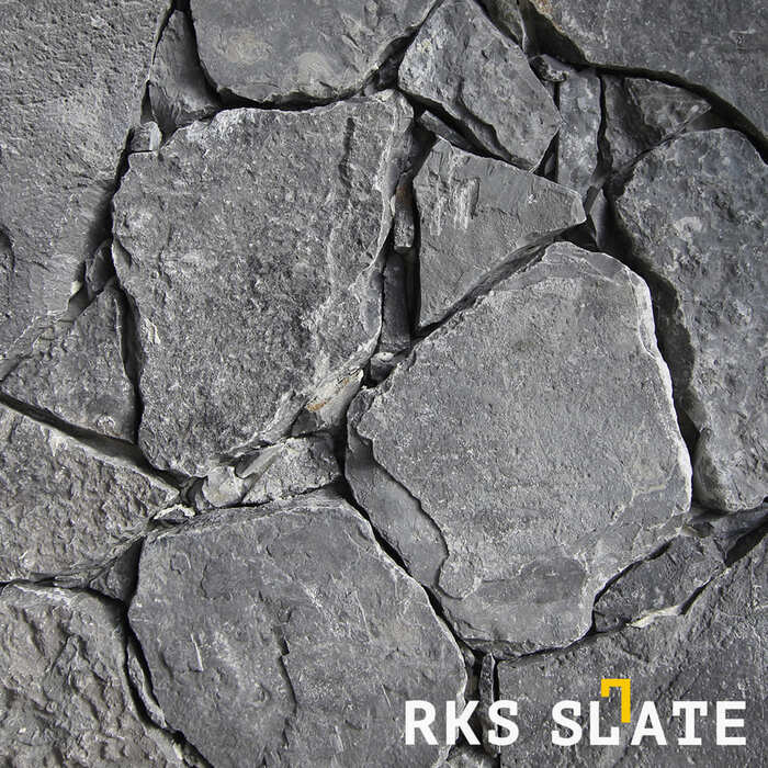 Фасадный облицовочный камень Midnight Black Loose в Липецке